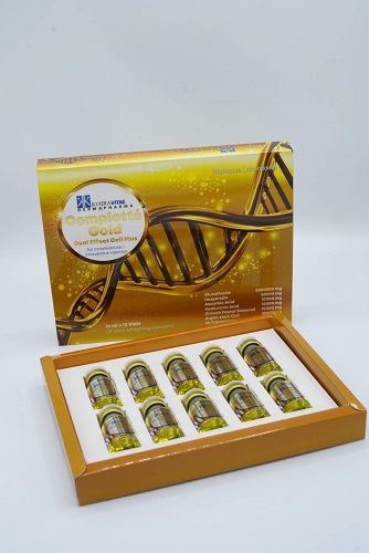 Complette Gold Dual Effect Cell Plus Glutathione 5000000mg Injections